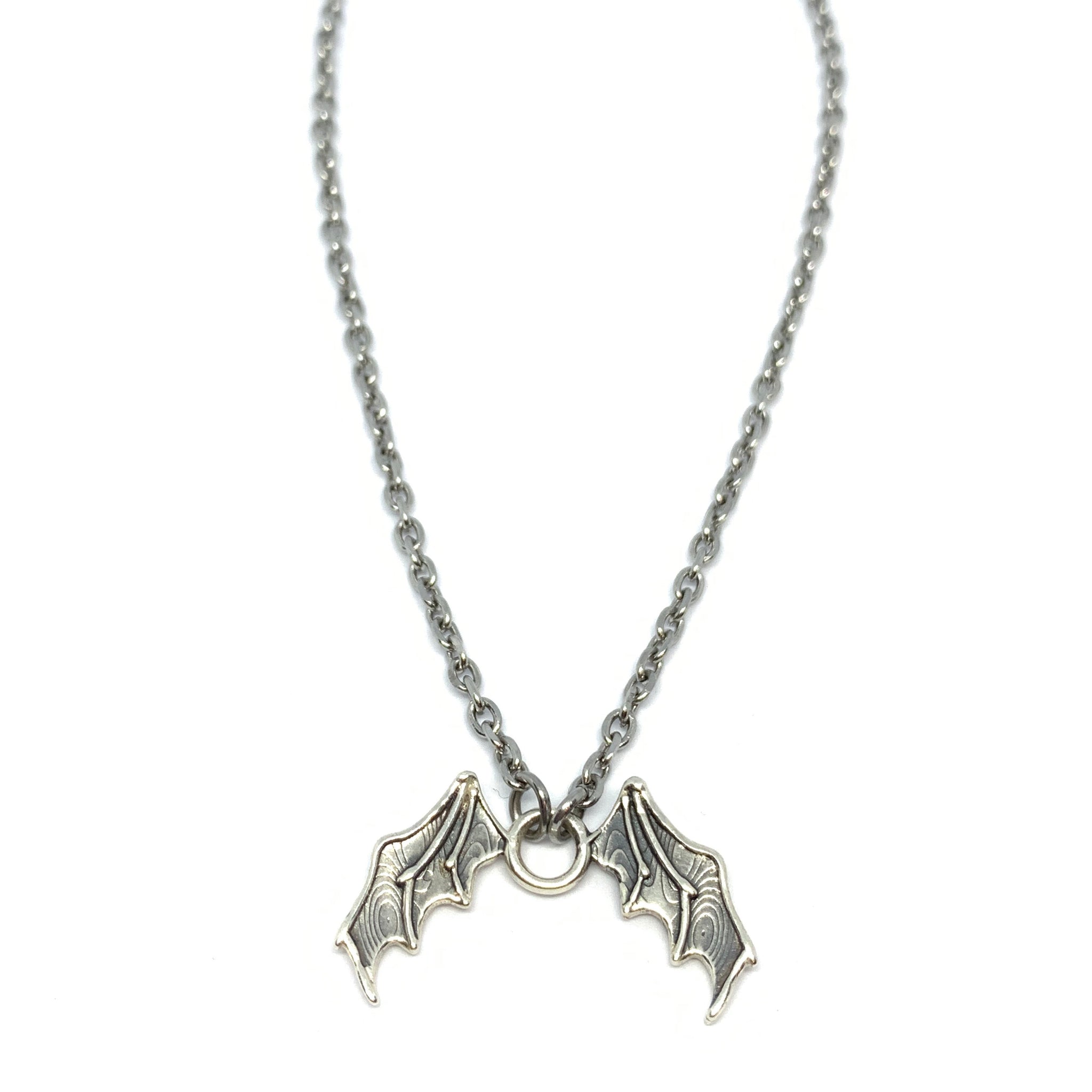 UNISEX Designer Necklaces | Bat Wing Necklace  | Seams Jewelry